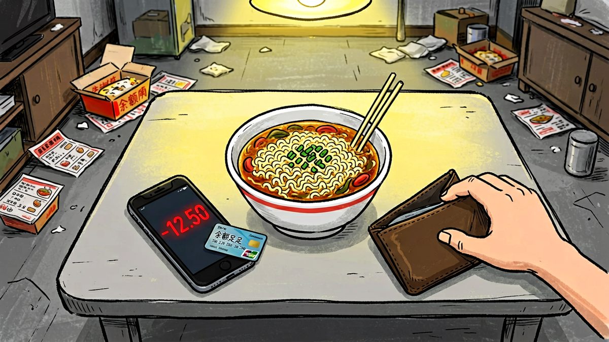 月底了，泡面是我的长期饭票