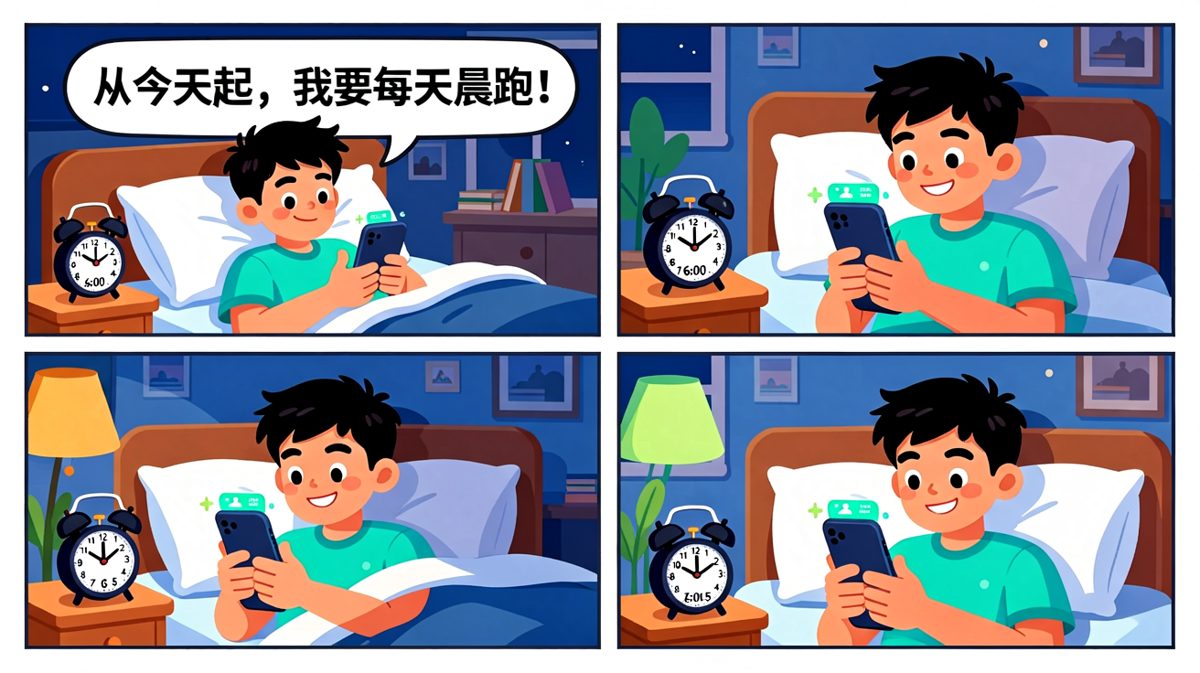 立下flag：明天开始每天晨跑！
