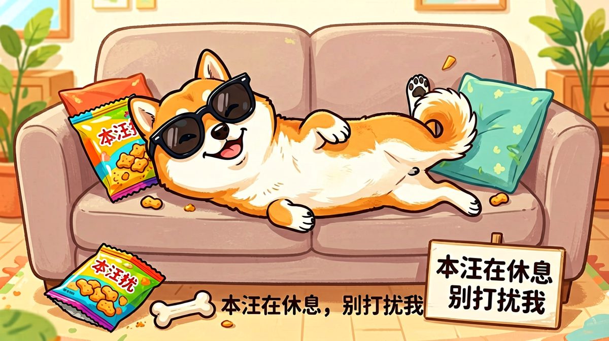 柴犬的周末：躺平才是正经事