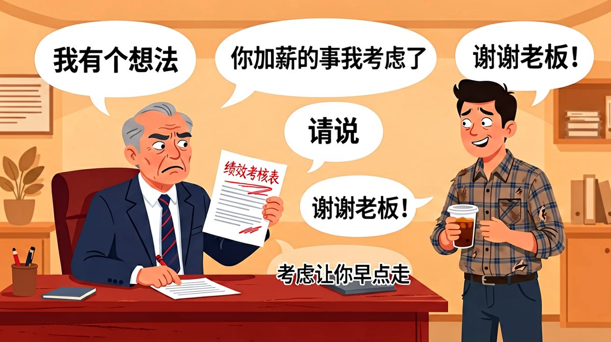 老板说「考虑让你加薪」，结果是提前离职。