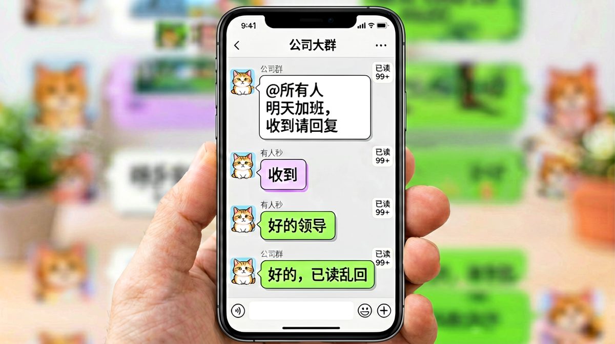 当'已读乱回'成为打工人的终极反抗