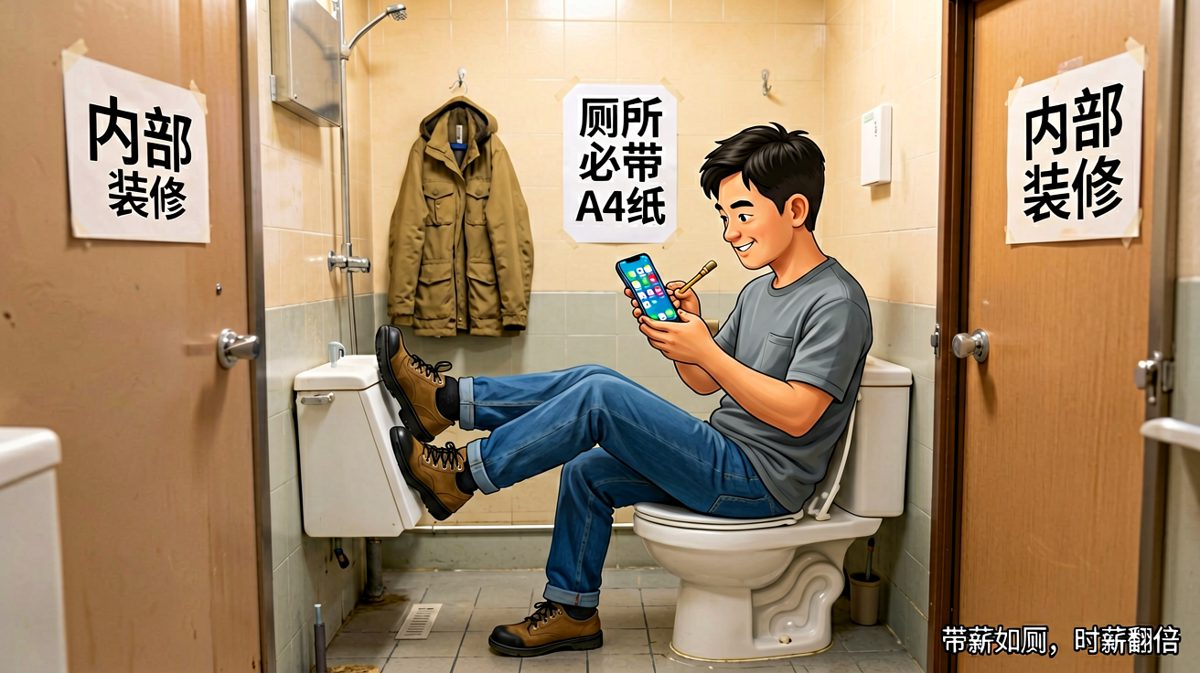 带薪如厕——打工人最后的尊严与自由