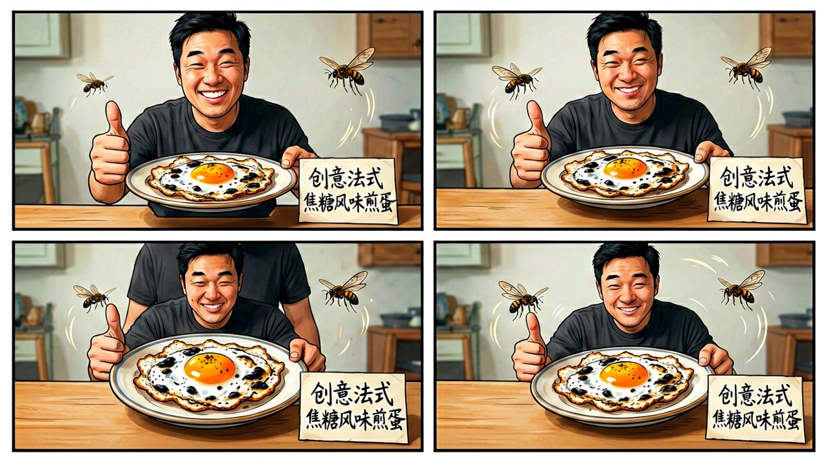 强装镇定端上桌：这叫创意法式风味~