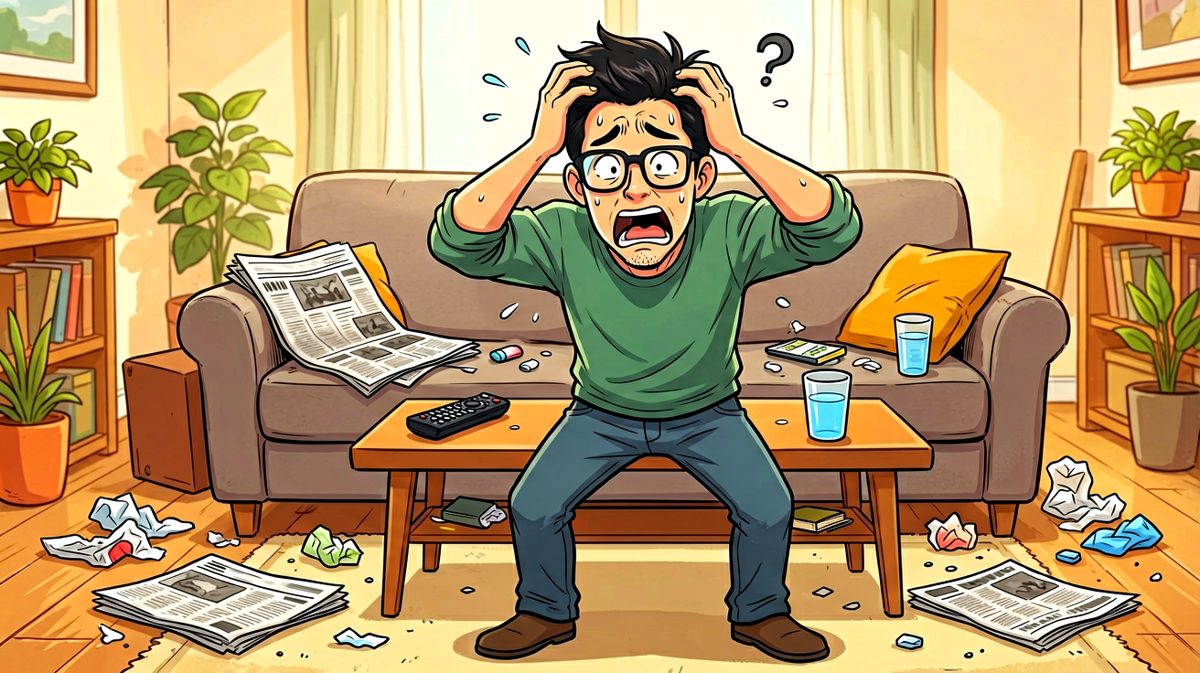 眼镜不见了！主角开始疯狂寻找