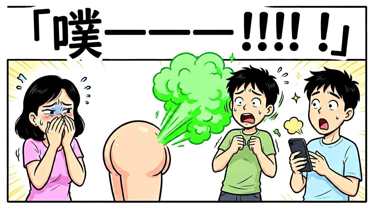 一声巨响，绿色气体弥漫全电梯！