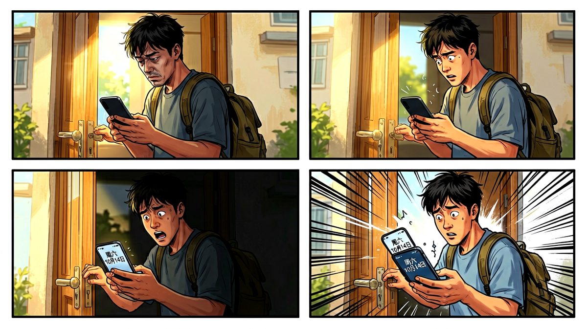周一？不……是周六，我起了个大早白忙活