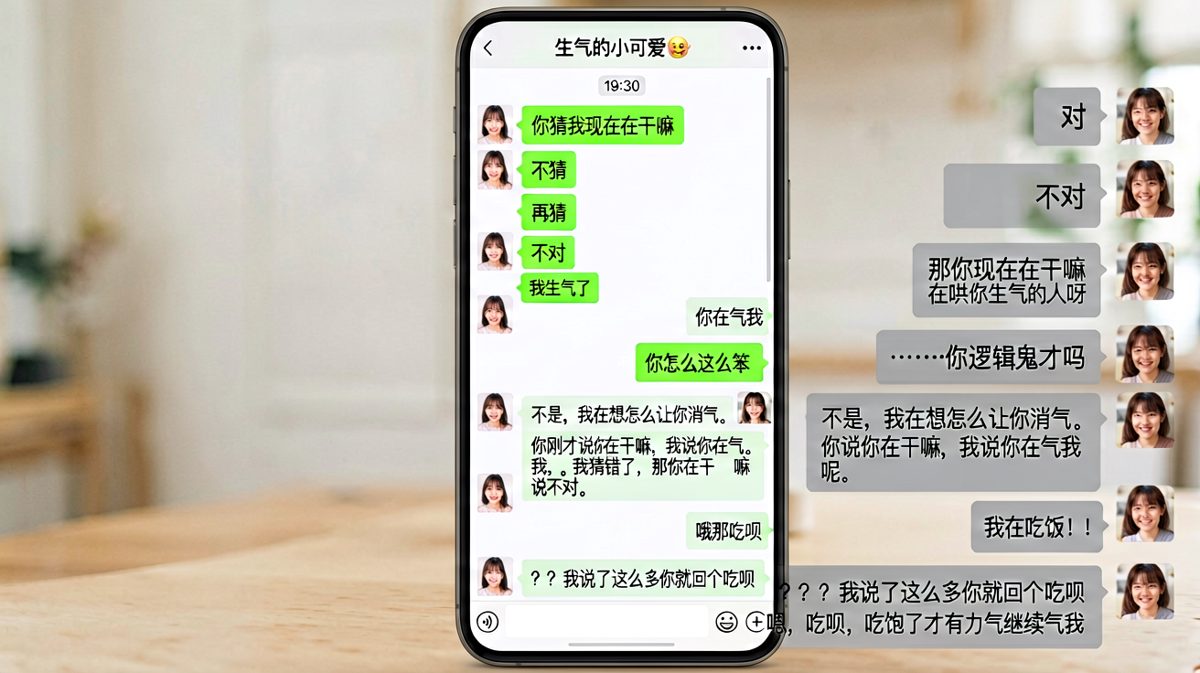 你猜我在干嘛——我在吃饭