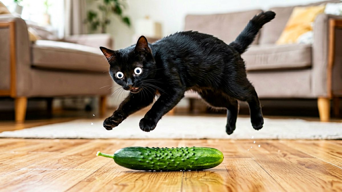 猫：谁家地里长出的绿色怪物！！