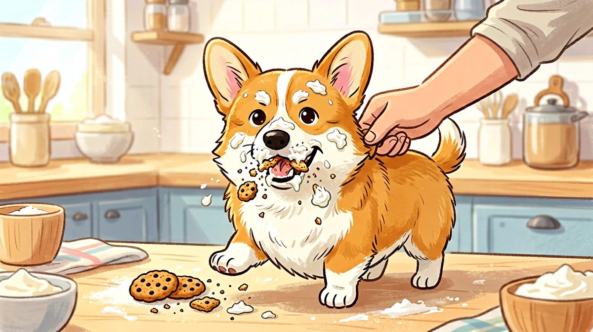 狗：是饼干先动的手，我只是正当防卫！