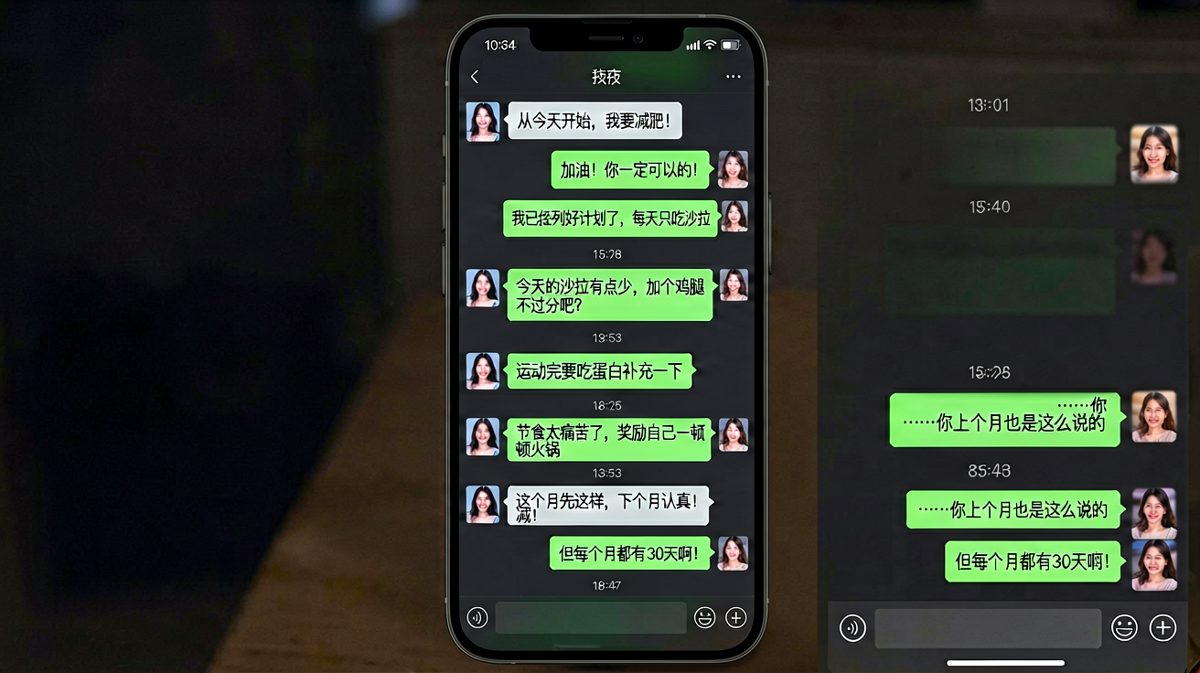 每月一号的减肥宣言，从未兑现过
