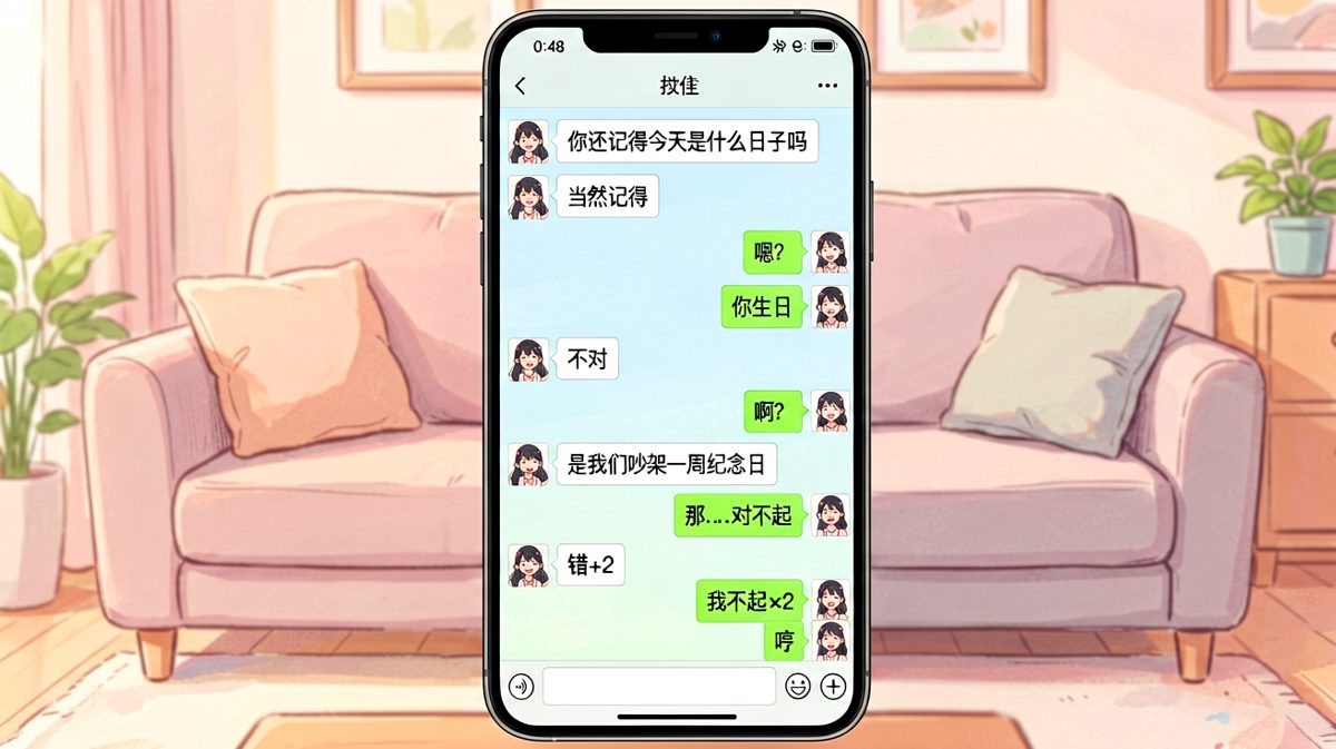 纪念日危机，男生险胜但惨胜