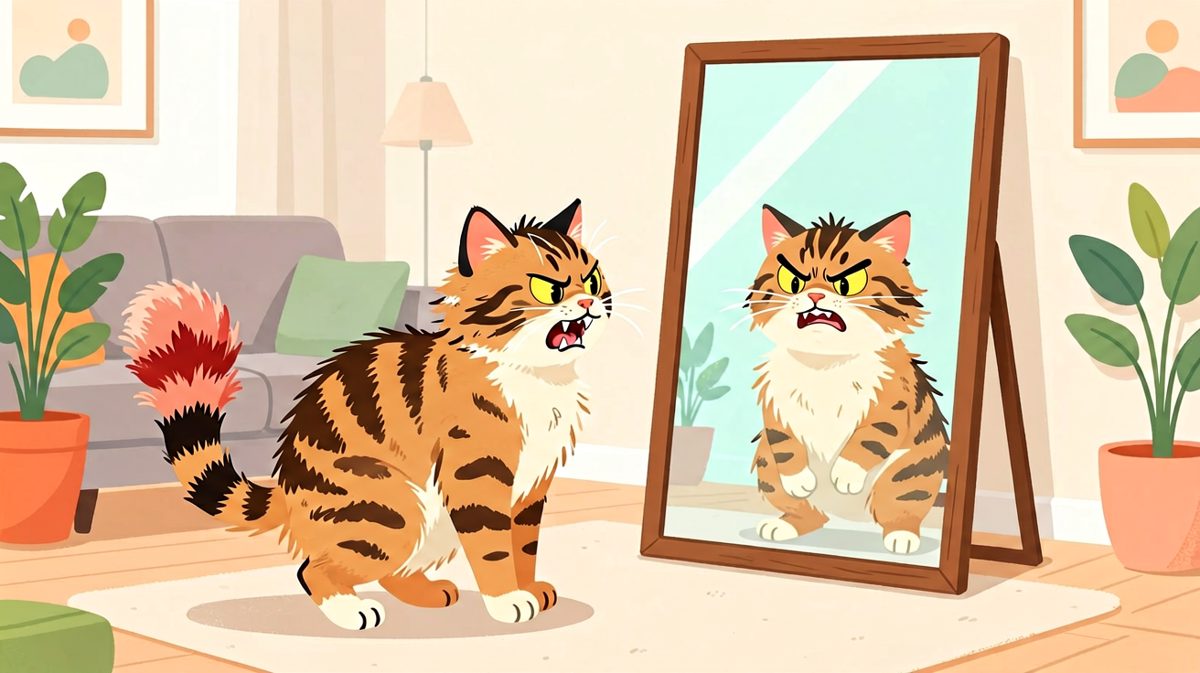 猫咪：你才是假猫！给我滚出我家！
