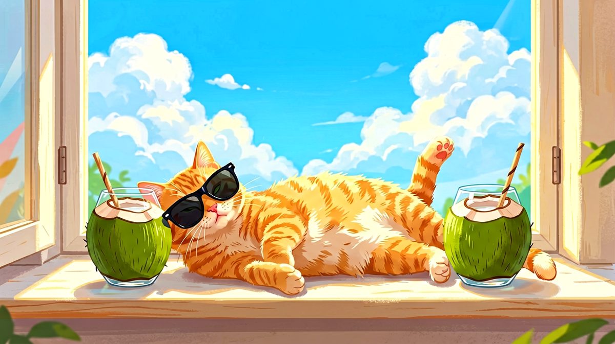 猫咪的周末：躺平才是正经事