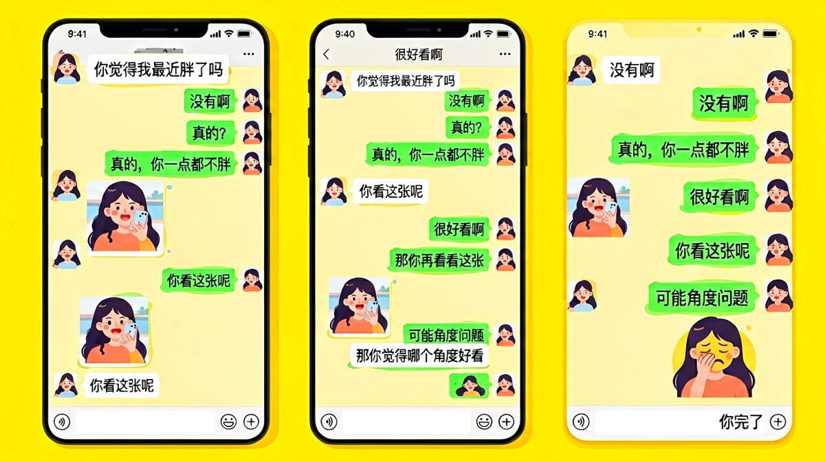 胖不胖是送分题也是送命题，看男生如何极限求生