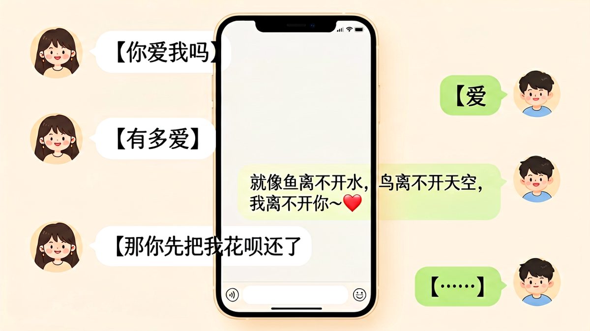 深情表白之后，一句还花呗直接破防