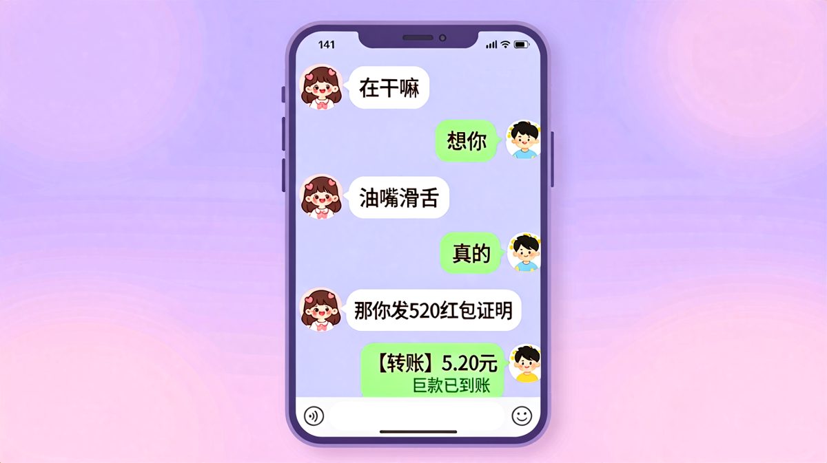 男生用5块2毛表达爱意的机智又搞笑的瞬间