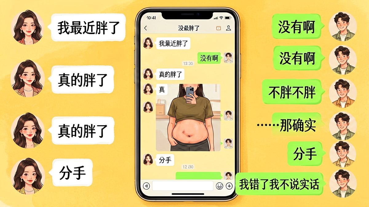 男生诚实回答导致差点分手的经典翻车现场