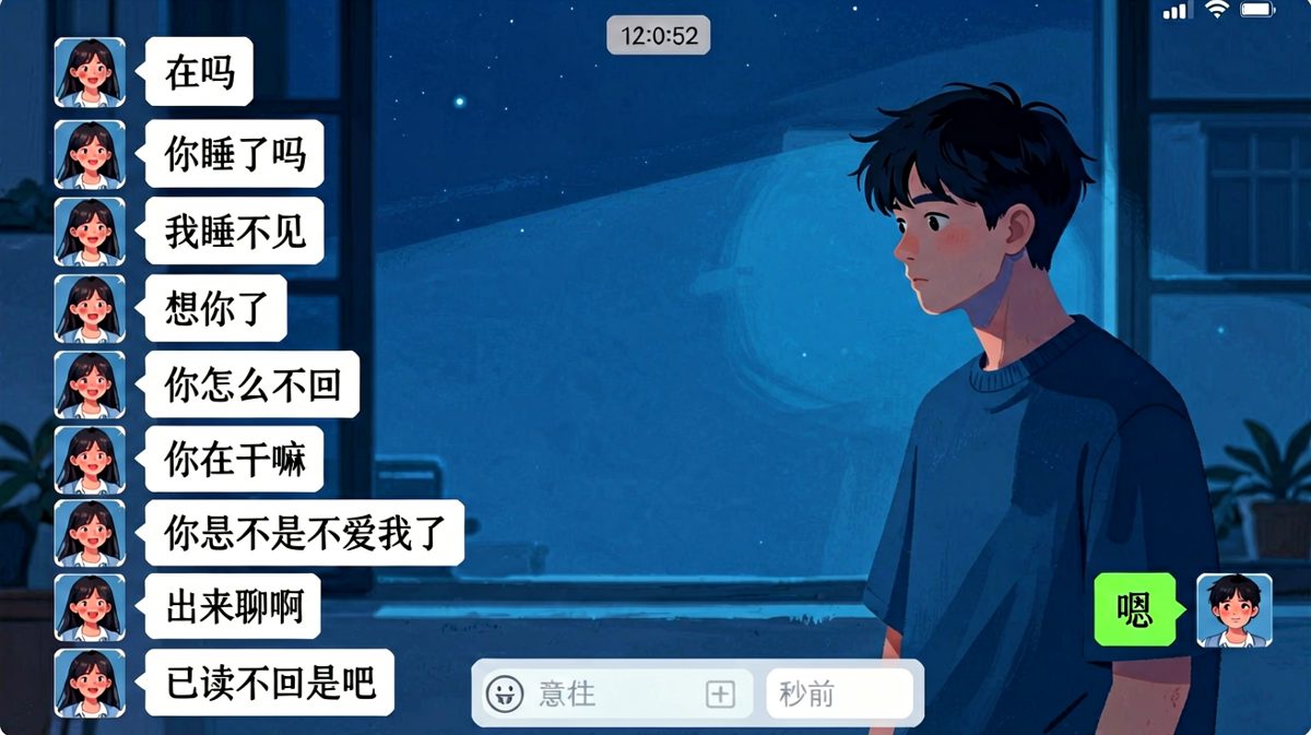 在吗？—— 当代情侣最恐怖的开场白
