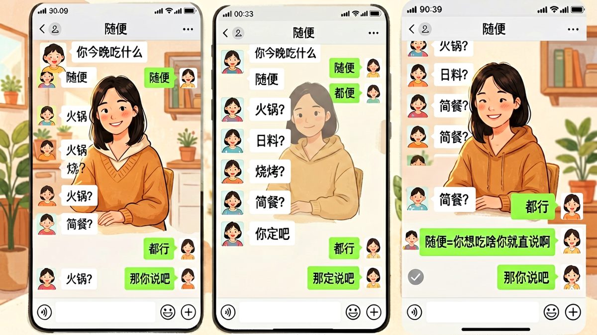 '随便'二字，是情侣关系最大的谎言