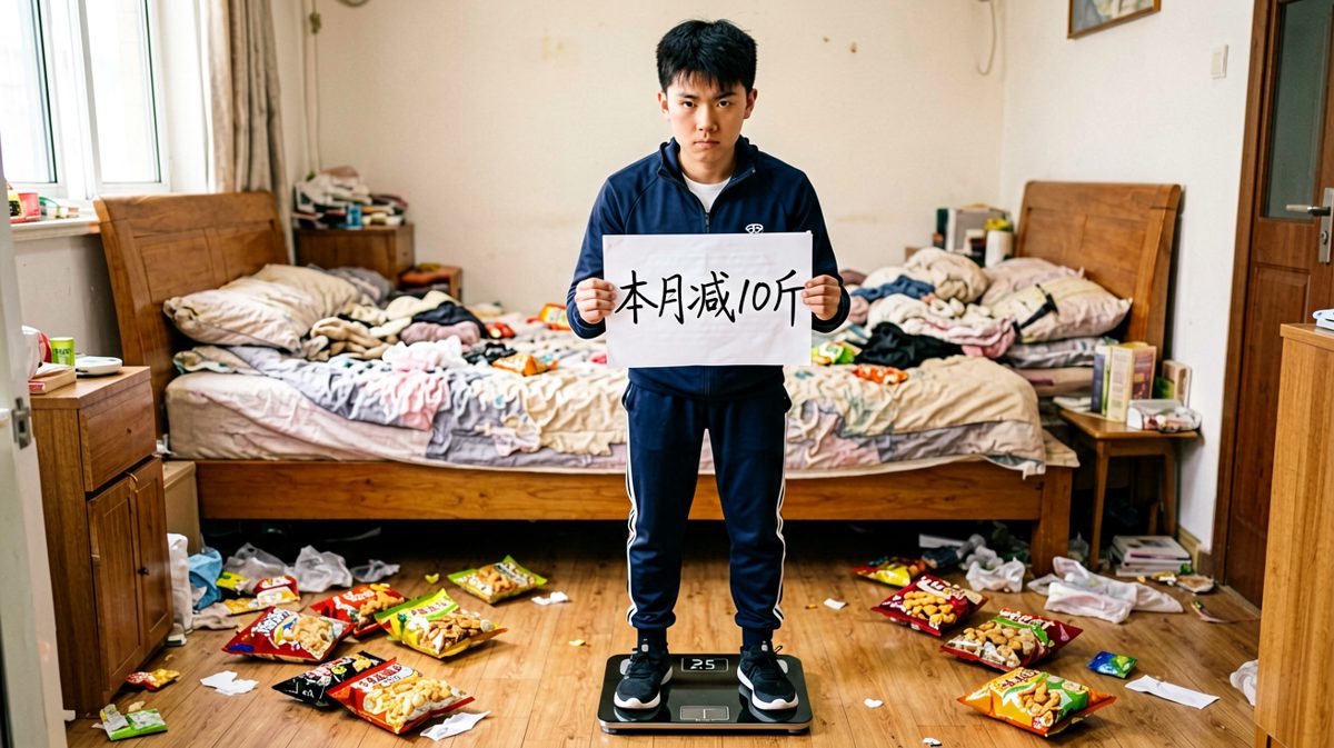 立下Flag：今天要开始减肥了！