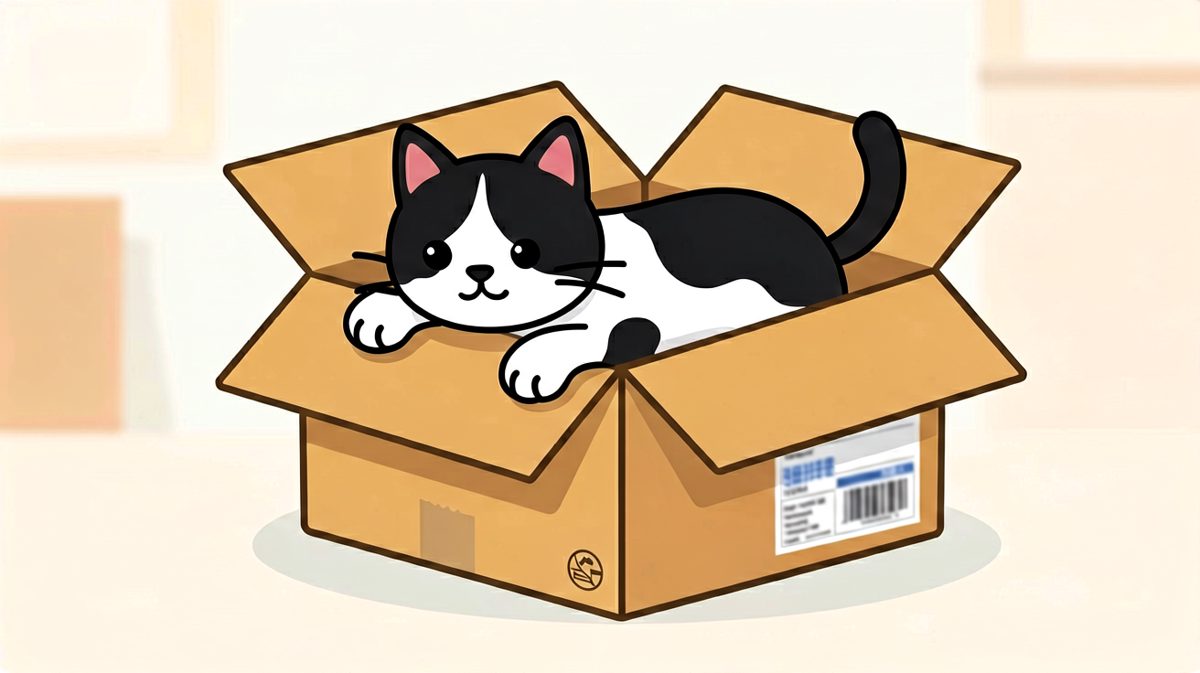 猫咪：谁发明的箱子！为什么没有出口！