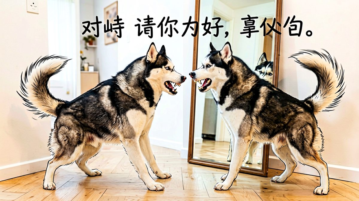 哈士奇：你瞅啥？我再瞅瞅？