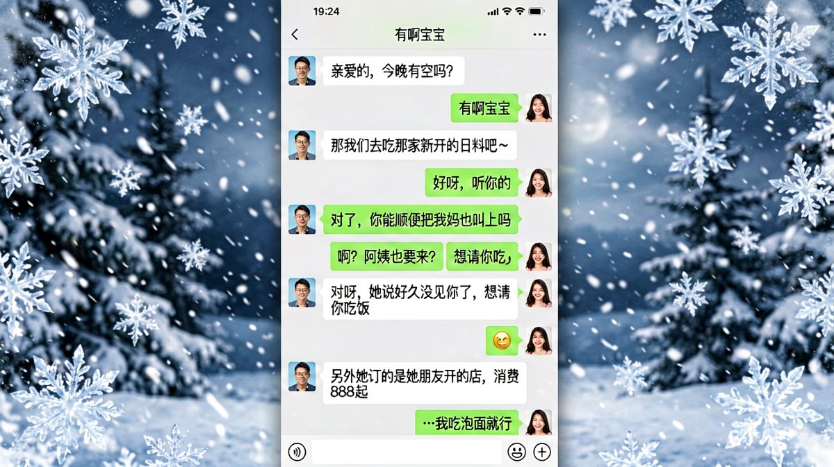 约饭变相亲局妈妈突袭的反转笑场