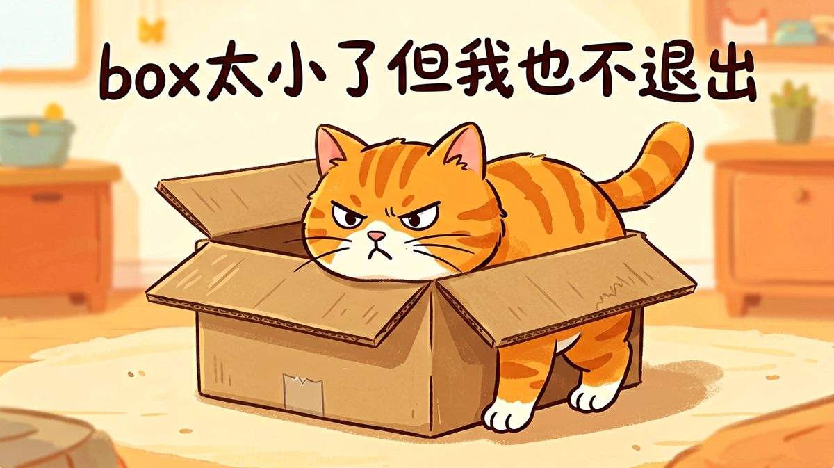 猫：只要我够努力，小的也能变大。