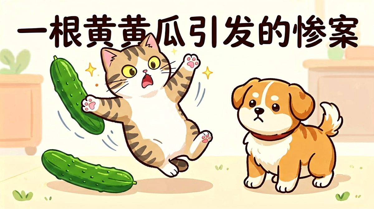 猫咪：谁在背后放了这个绿色怪物！