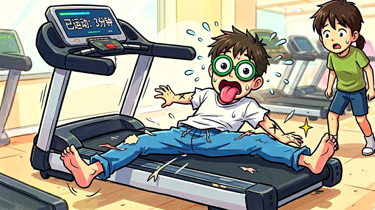跑了三秒……就不行了……