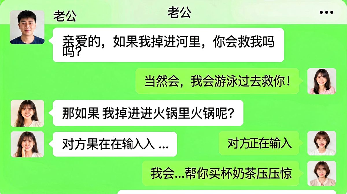 女生测试题反套路，男生求生欲翻车现场
