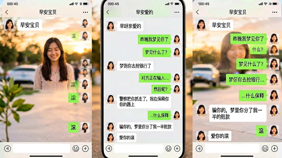早安变惊吓，梦里的分赃计划