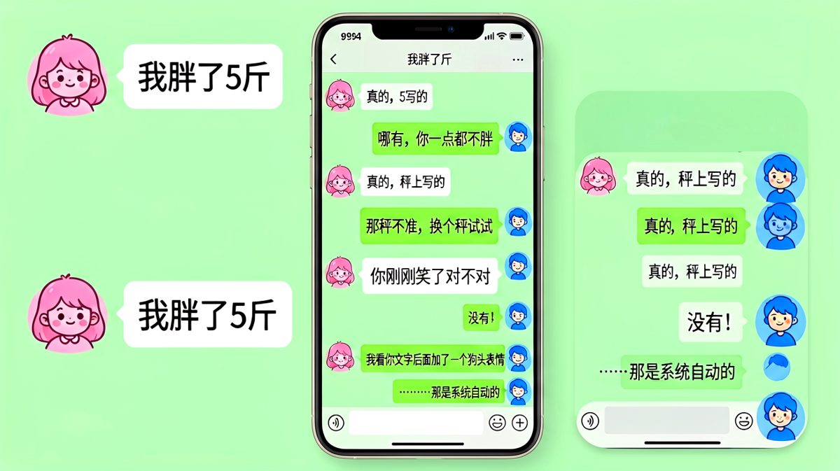 男生想夸女友结果暴露表情管理失败，狗头表情成致命证据