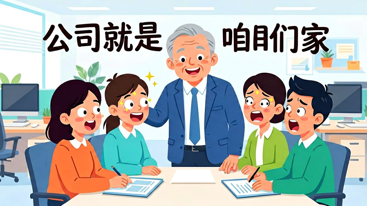 老板说公司就是家，我反手就把拖鞋搬来了