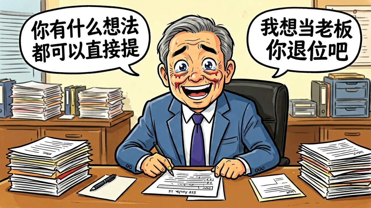 我说有想法直接提，你就真提了？！