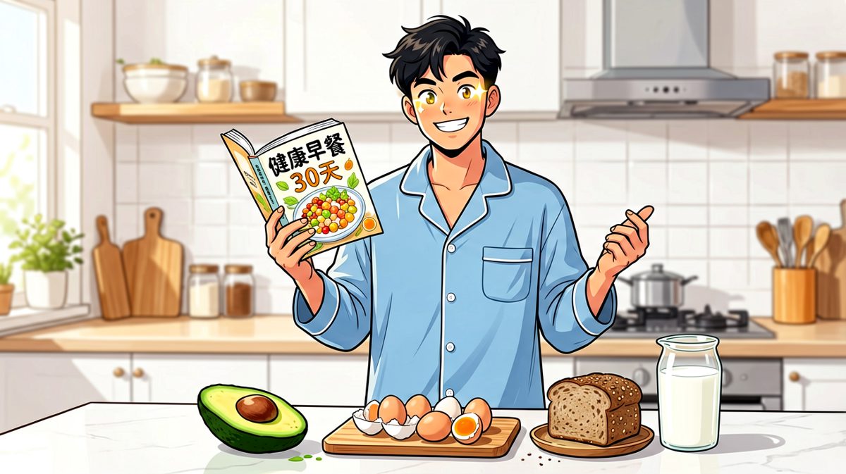 第一格：信心爆棚，我决定今天开始健康饮食！