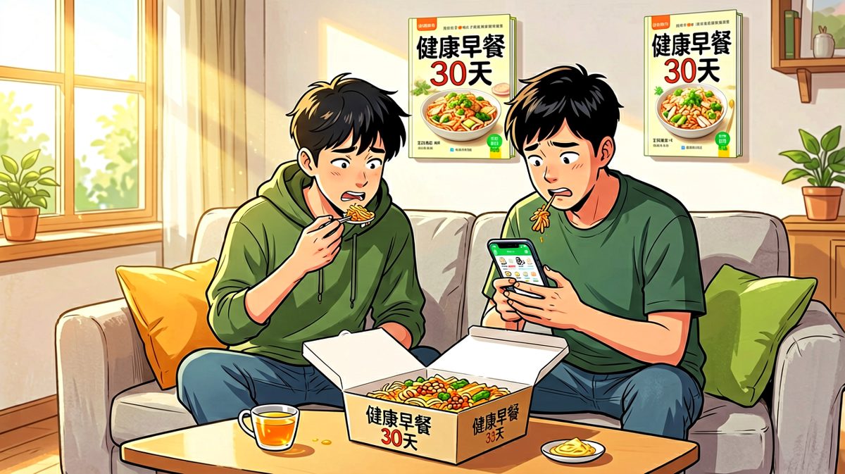 第四格：健康从明天开始，今天先点个外卖吧