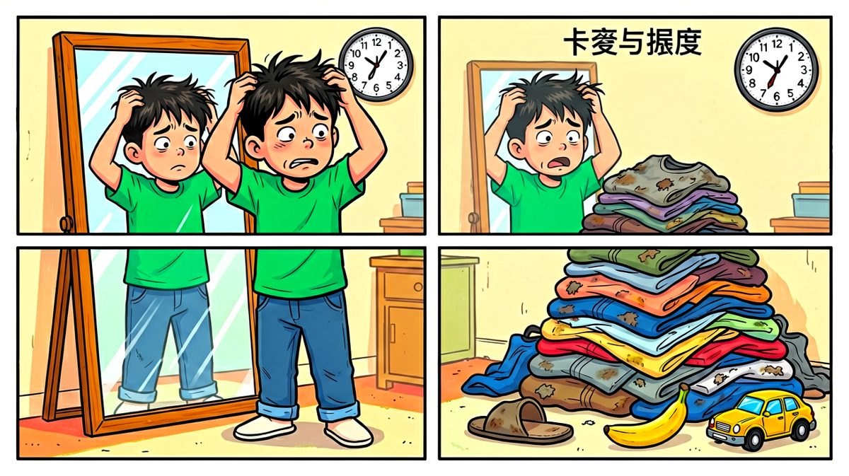 检查了半天，连头发丝都没放过
