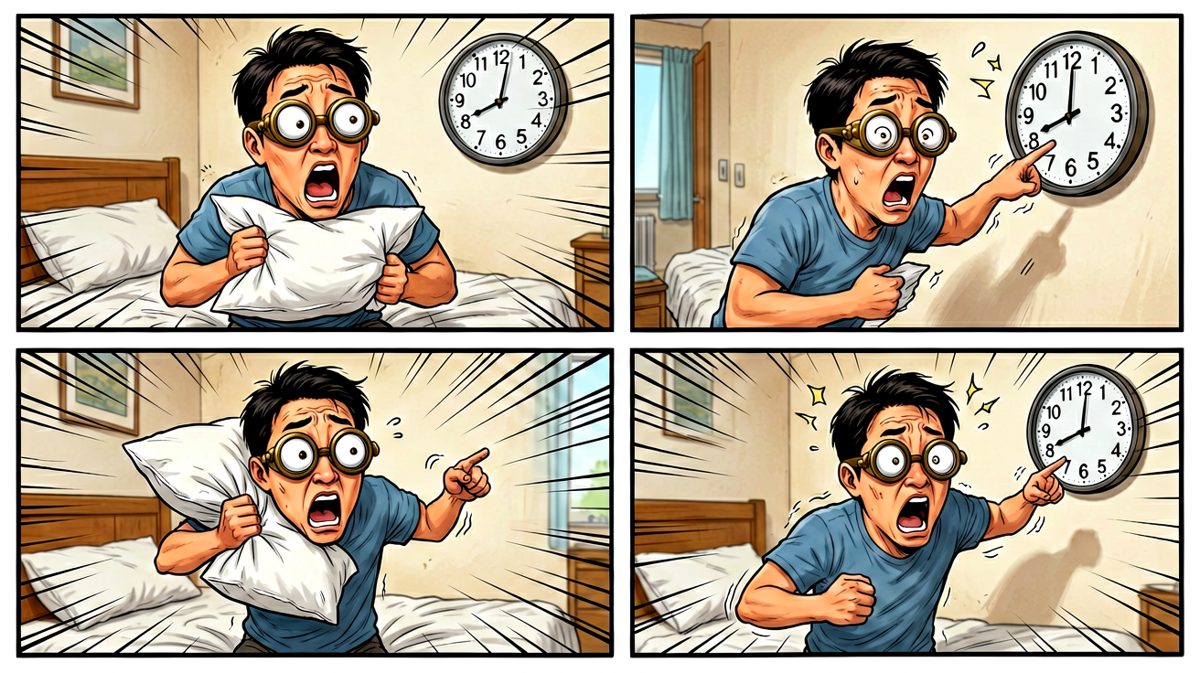 糟了！要迟到了！！
