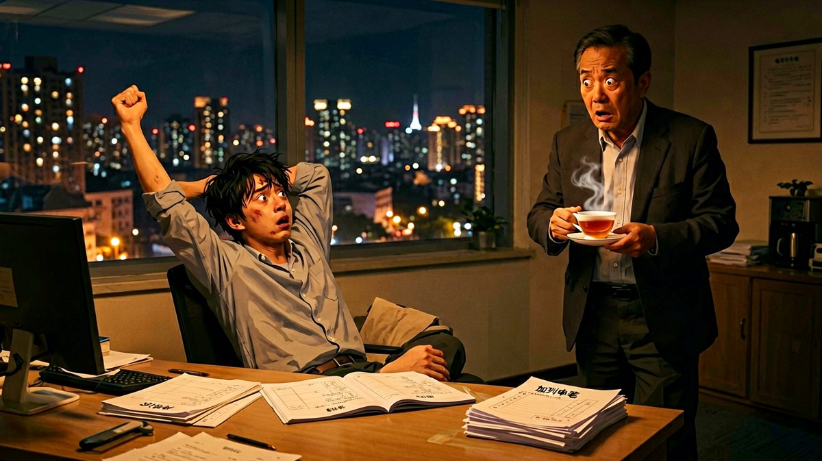 反转二：老板默默陪他加班到深夜，原来项目是老板的私人秘密