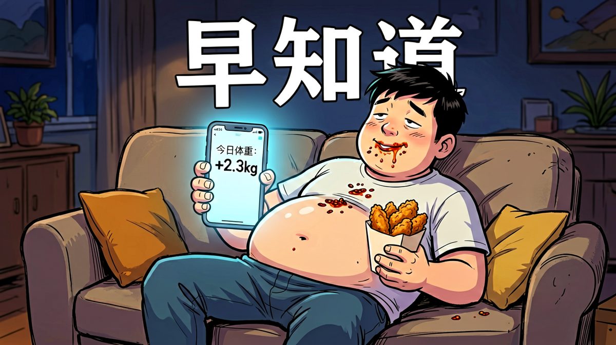 吃得有多爽，称体重时就有多惨。