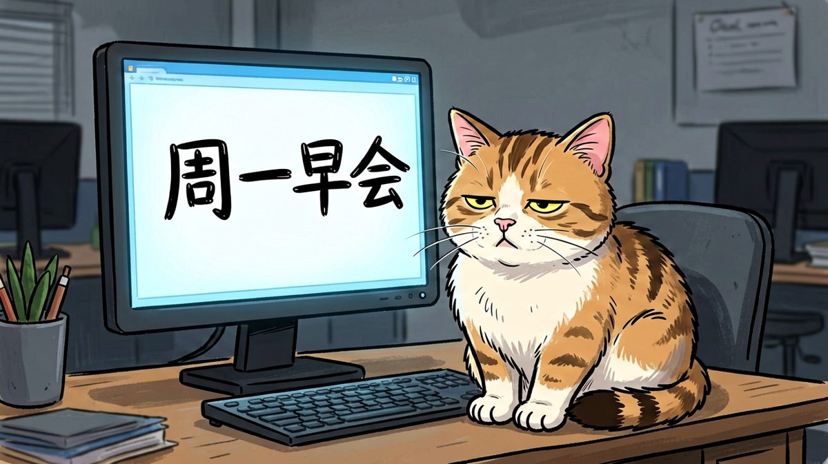 周一的我：人还在，魂已走