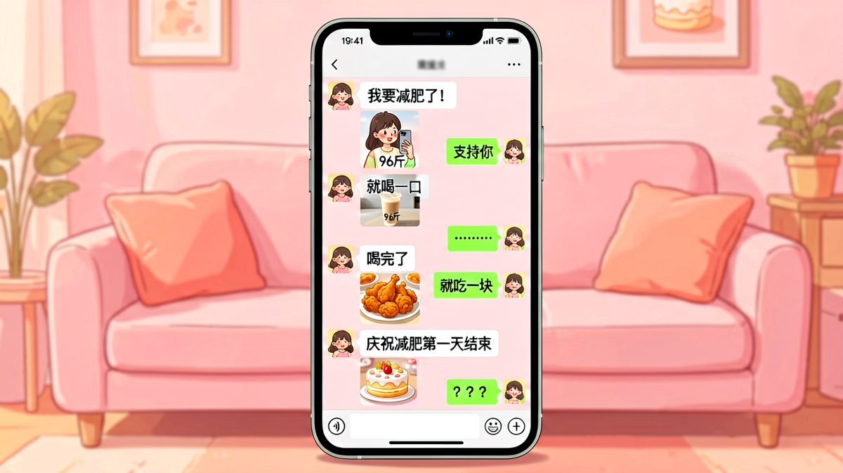 减肥宣言一天内崩盘实录