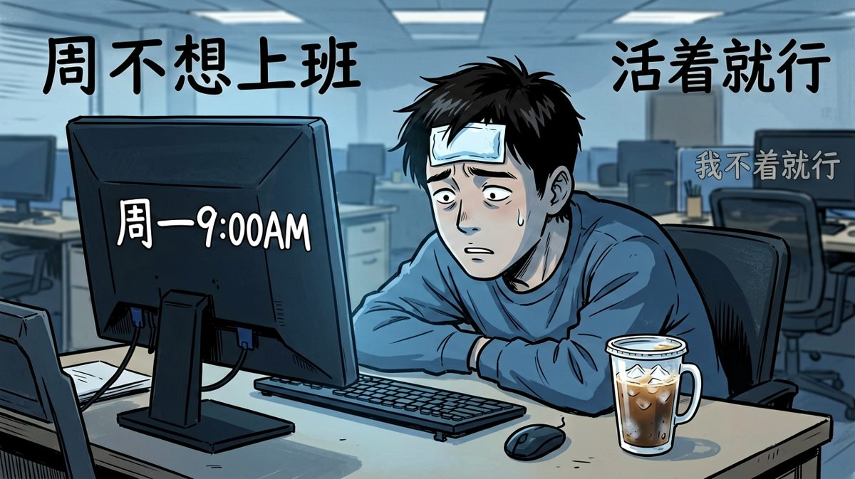 周一早上的我：活着就行