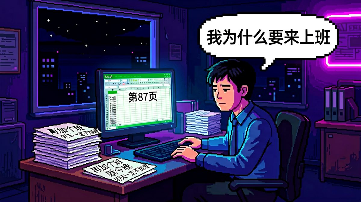 加完班的我，连下班都想请假