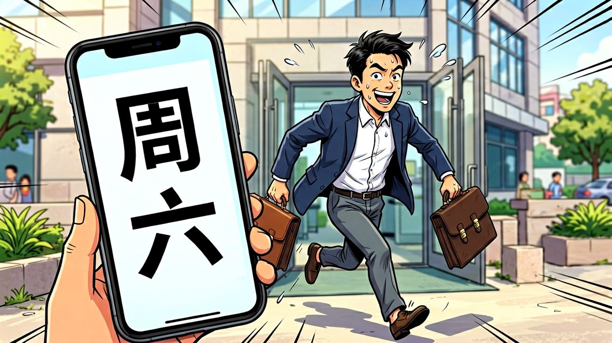 冲到了才发现——今天是周六