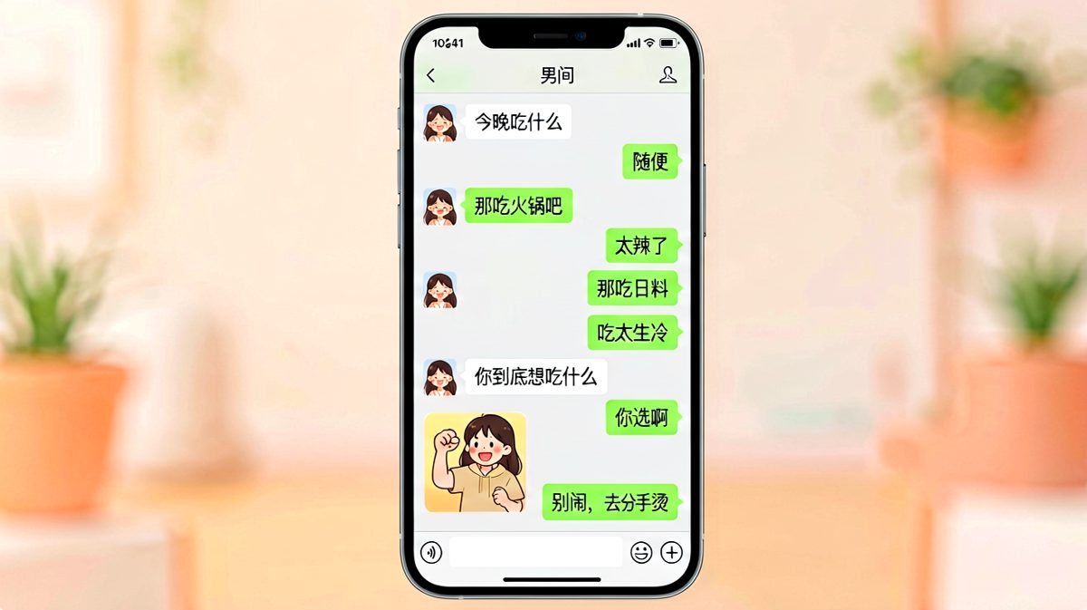 随便=最难选择题，直男的求生欲终于上线