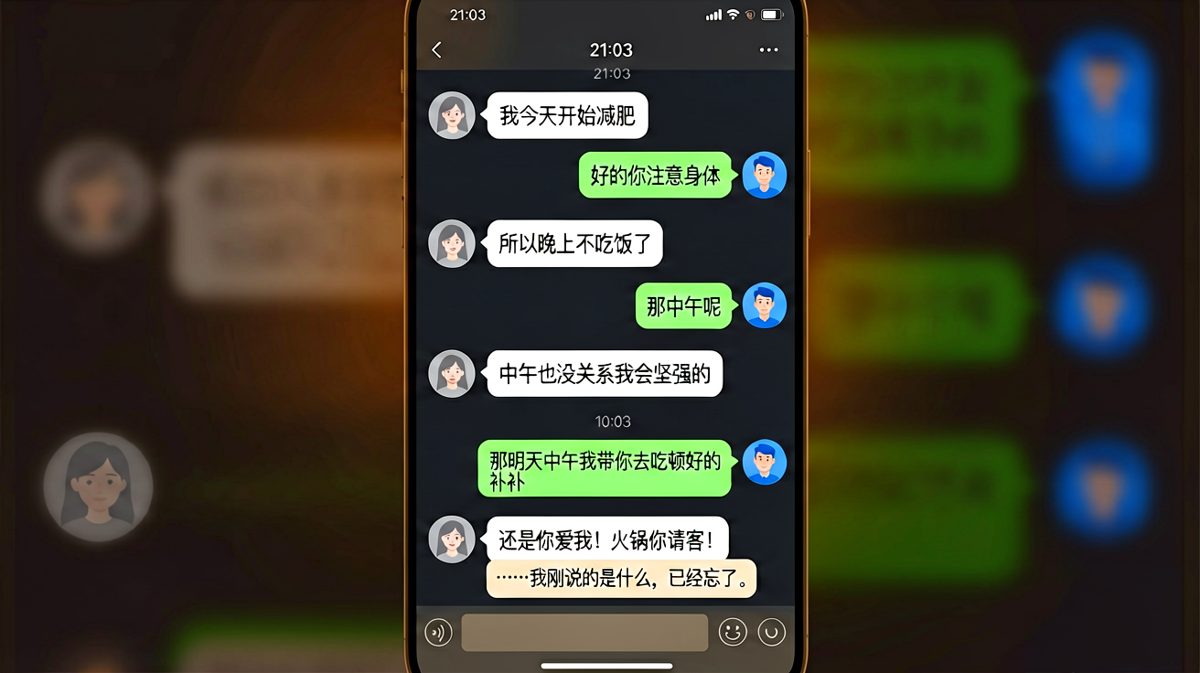 说减肥却反向钓火锅的反转日常