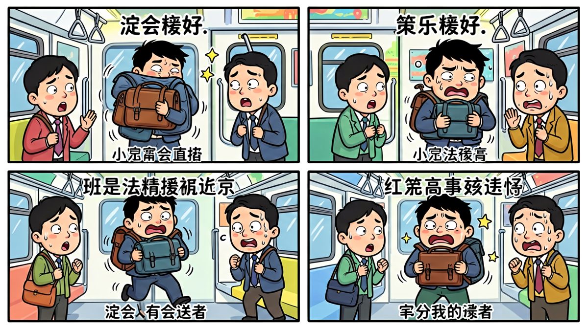 全车厢都在看我……