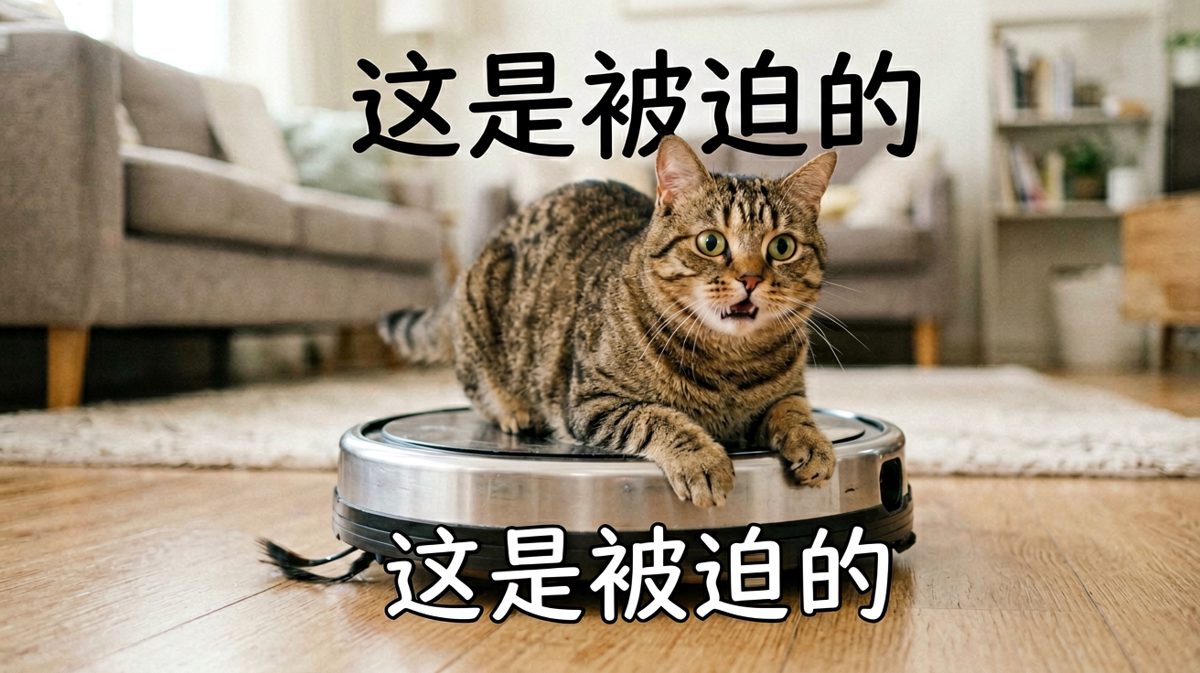 本喵只是不想走路，才不是晕车呢！